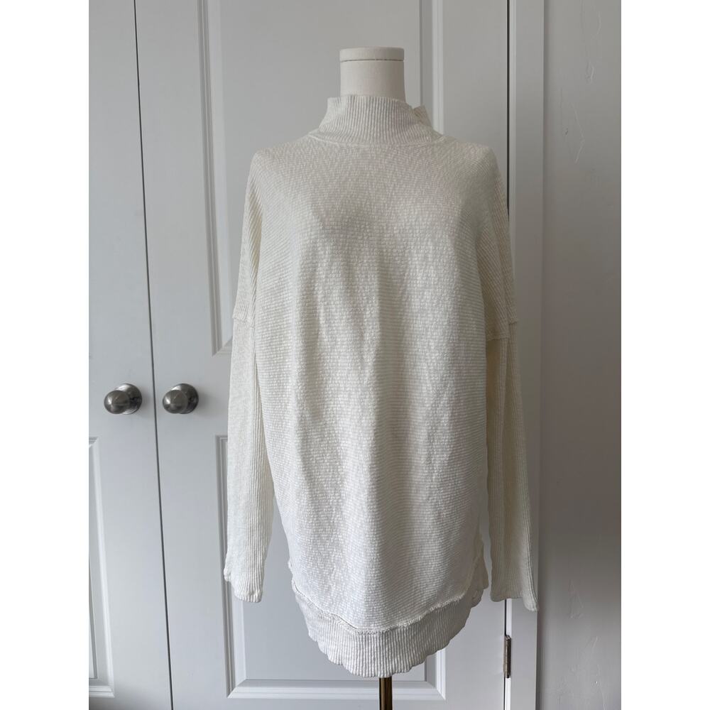 We the Free People Oversized Cotton Sweater Coastal Grandma Beachy Clean Girl